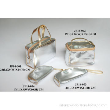 Shiny Patent PU Hand/Cosmetic /Tote/Toiletry Bag